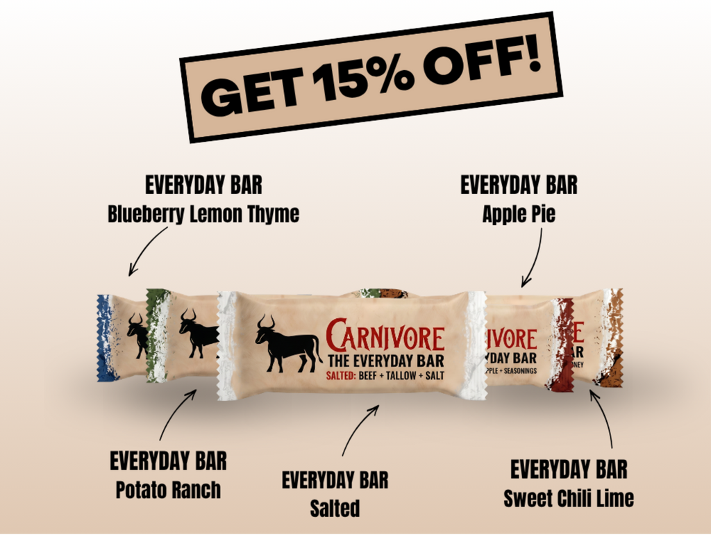 Three Ingredients. Zero Junk. Save 15% on the Everyday Bar